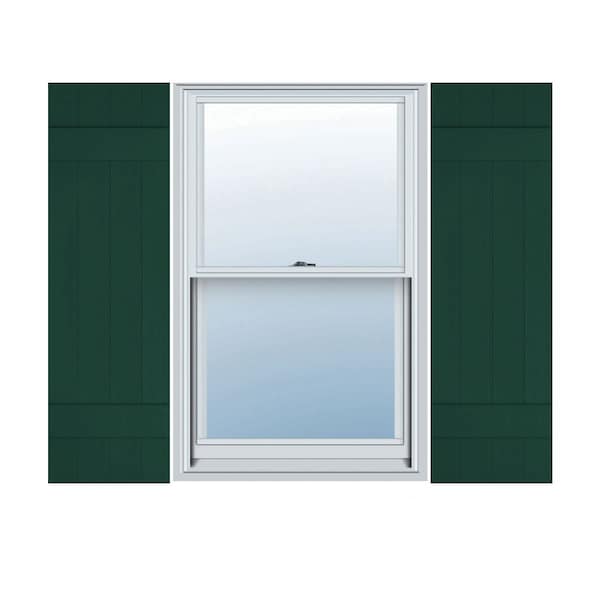 Ekena Millwork Lifetime Vinyl, TailorMade 4 Board Joined (2 Batten), Board-n-Batten, Shutter Loks, LJ4C14X05300MG, PR LJ4C14X05300MG - main